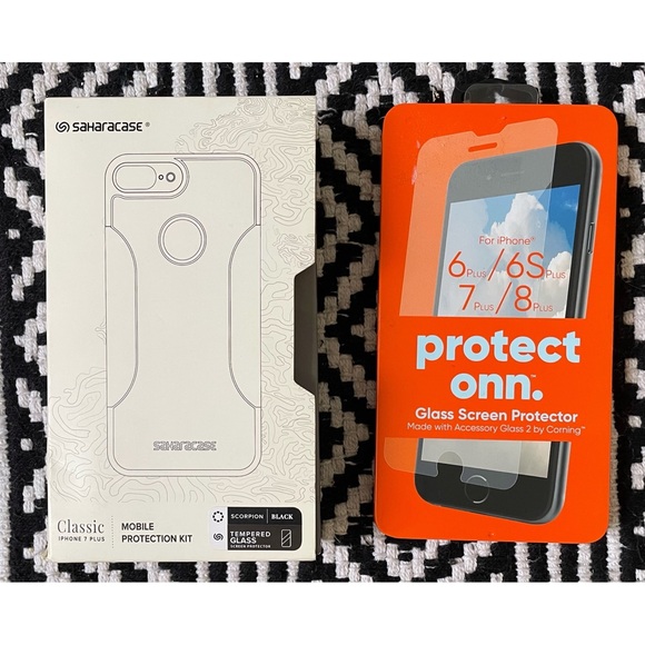 protect onn Other - iPhone 7 Plus Case & Screen Protector Bundle